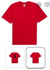SUPREME X THE NORTH FACE TNF SS TEE / T-shirt RED M / Medium SS24 NWT