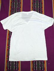 Never USED VINTAGE 70S JOCKEY V NECK T SHIRT SINGLE STITCH MADE IN USA L SOLID