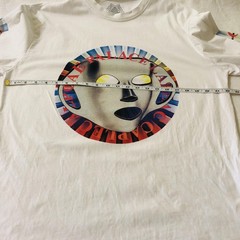 Palace Shirt Mens XL White Flat Stancey Longsleeve Skateboard Graphic Mask Art
