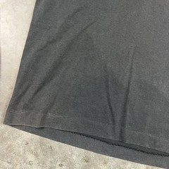 Nike T Shirt Mens Large Black Sun Fade Long Sleeve Mock Neck Distressed Preowned