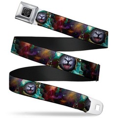 Seatbelt Belt – Astronaut Cat in Space – 1.0″ Wide – 20-36 Inches in Length