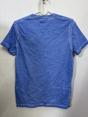 DSQUARED2 Caten Bro Est 1964 Graphic T-Shirt Blue Acid Wash Distressed Men’s M