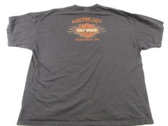 Harley-Davidson Shirt Mens 4XL Black Work Sucks Let’s Ride Graphic Scranton PA