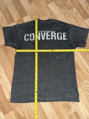 Y2K Converge Metal Band Shirt Adult Size M Bay Island Sportswear Grunge Gray