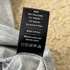 Public Rec Mens Pima Cotton Long Sleeve T Shirt Gray Size XL