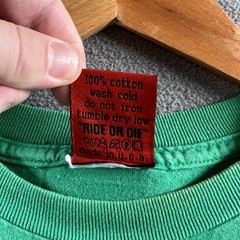 Vintage Baker Skateboards Shirt Mens Medium Green Box Logo Y2K Andrew Reynolds