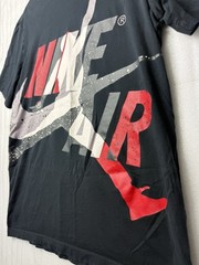 Nike Michael Jordan Jumpman TShirt Sz. L Classic Logo Cement Red Black Big Print