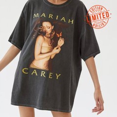 New Popular Mariah Carey Butterfly Cotton Black Unisex All Size Shirt