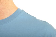 Versace Men’s Logo Print Blue Crewneck Short Sleeve T-Shirt US 2XL IT 56