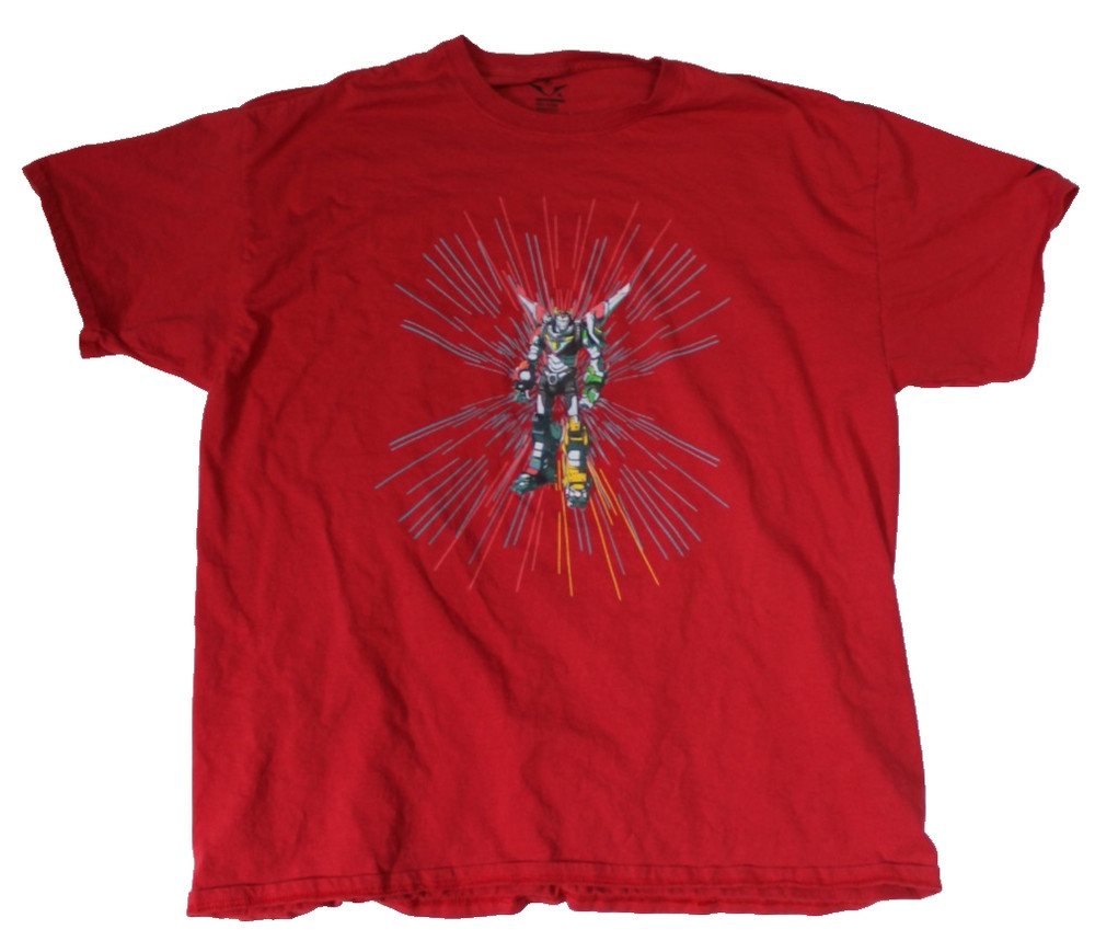 Brooklyn Projects Voltron Collective T-Shirt Men’s Size XL Red Graphic Cosplay