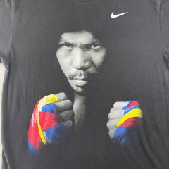 Nike Dri Fit Manny Pacquiao Pacman Pambansang Kamao T Shirt Black M Boxing Rare