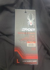 SPYDER MEN’S BLACK LOUNGE WEAR T-SHIRT, SIZE LARGE NWT