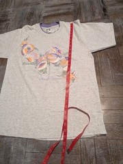 Vintage 90s Memphis Tennessee T-Shirt Seashells Starfish Graphic M/L Gray Purp