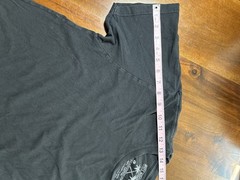 Riot Society Drippy Smiley T-Shirt Graphic Logo Black Cotton Men’s Large