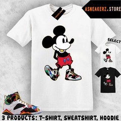 Tee Shirt Matching AJ 7 Miro 2026 To Match Sneaker Sneakerhead M Mouse T-Shirt