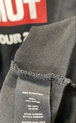 Helmut Lang Autumn Tour 2018 Graphic T-Shirt Black Cotton Sz M