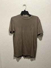 American Eagle Brown Super Soft Standard Fit Crew Neck Cotton T-Shirt Men’s (XS)