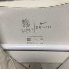 Nike KC Chief Performance Shirt Mens XXL Beige L/S Pullover NFL On Field Dri Fit