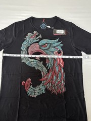 ¡Ay Güey! Men’s Lot of 5 Black Studded Graphic Print Crew Neck T-Shirt Size XL