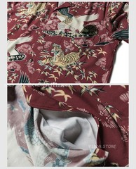NON STOCK Vintage T-Shirt Print Shirt Men’s Short Sleeve Shirt Cuban