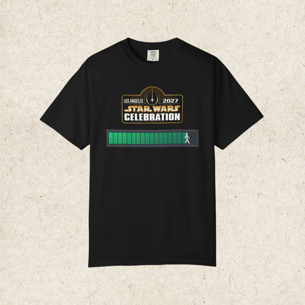 Funny 2027 Star Wars Celebration Shirt, star wars celebration 2027 walking man