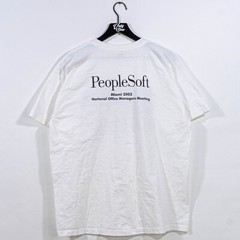 Miami Beach Florida Art Deco T-Shirt PeopleSoft Software Tech XL Y2K Streetwear