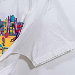 Miami Beach Florida Art Deco T-Shirt PeopleSoft Software Tech XL Y2K Streetwear
