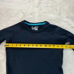 Under Armour 4.0 Baselayer Shirt Mens XS Black Honey Comb LS Cold Gear Fitted