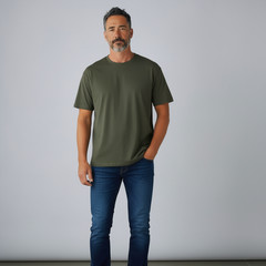 Mens T shirt Plain Essential 100% Cotton Short Sleeves Quality Solid Tee 3 Pack
