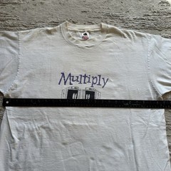 Vintage 90s Tech promo Be Fruitful Multiply Request Television TV Mens XL USA