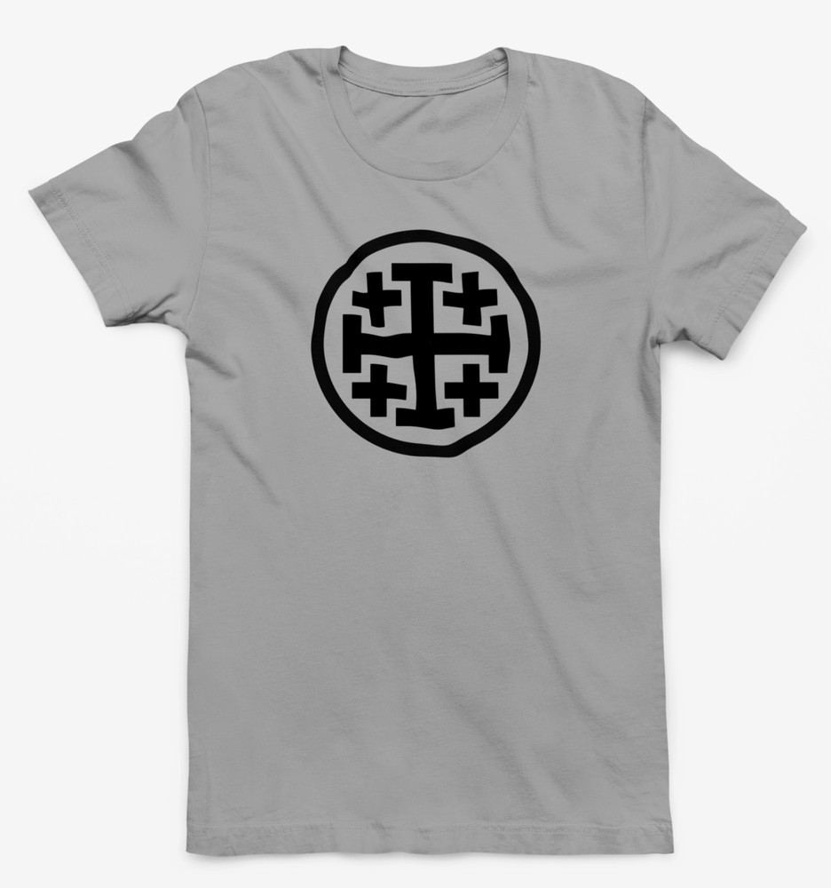 Jerusalem Cross T-Shirt – Catholic Cross – Faith – Free Shipping