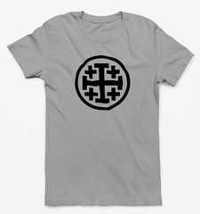 Jerusalem Cross T-Shirt – Catholic Cross – Faith – Free Shipping