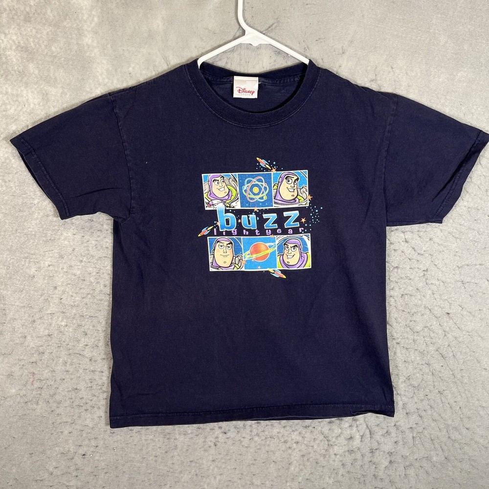 A1 Disney Toy Story Buzz Lightyear T Shirt Adult Medium (Fits S) Blue USA Made