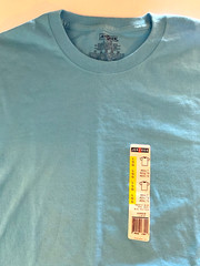 JERZEES * Short Sleeve T-Shirt * Aquatic Blue * Adult L * 50/50 Blend * NWT