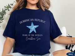 Dominican Republic Shirt Travel Gift for Caribbean Sea Trip Lovers Souvenir Tee