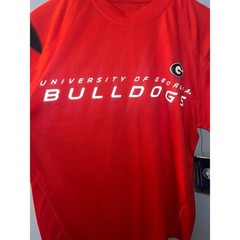 G-III Sports Georgia Bulldogs Mens Small Red Performance T-Shirt NWT NCAA UGA