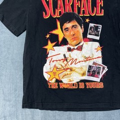 Scarface x Shoe Palace The World Is Yours Tony Montana T Shirt Mens XL Black Tee