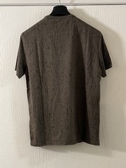 John Varvatos Luxury Shirt – Twine Brown – Raw Cut Edges – Crinkle – Vtg 2023