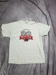 2008 Cincinnati Reds Redlegs Run Home 5k Community Fund Charity Event Shirt L