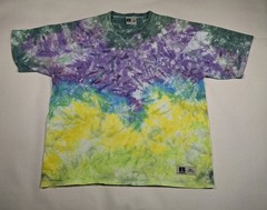 Vintage Y2K Russell Athletic Pro Cotton Tie-Dye Men’s XL Short-Sleeve T-Shirt