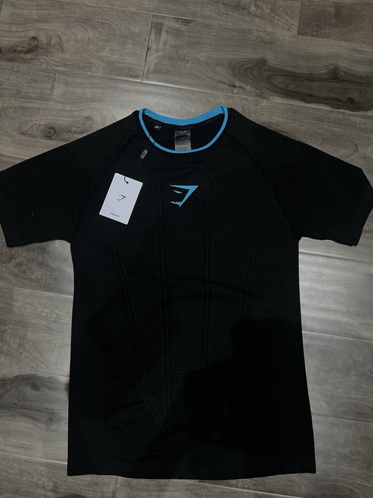 Gymshark Onyx V1 Shirt David Laid Small