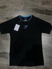 Gymshark Onyx V1 Shirt David Laid Small