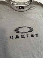 Oakley Hydrolix Gray Logo Graphic Performance T-Shirt Men’s Size S