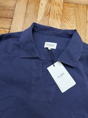Octobre Editions Smock Pullover Jacket Long sleeve Shirt men’s Sz XL Navy