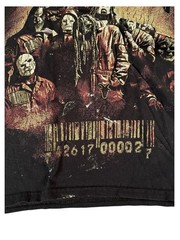 Slipknot 2025 Tour T-Shirt Double Sided Band Graphic Y2K Cotton Tee Unisex L