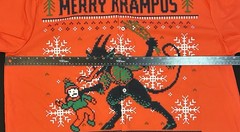 Merry Krampus Naughty Brats Gorgeous Christmas Button-Up Shirt 3XL