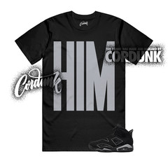 6 Cap and Gown Black Multi-Color Reflect Silver T Shirt Match HIMTALL
