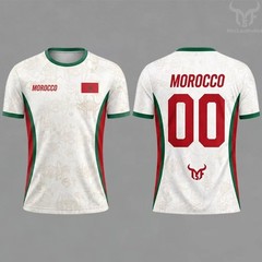 Morocco Football Shirt 2026 World Cup Team Shirts Polyester T-Shirts