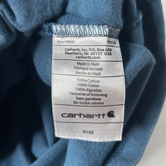 Carhartt K195 Men’s Blue Logo Graphic Print Crew Neck Tee Original Fit L