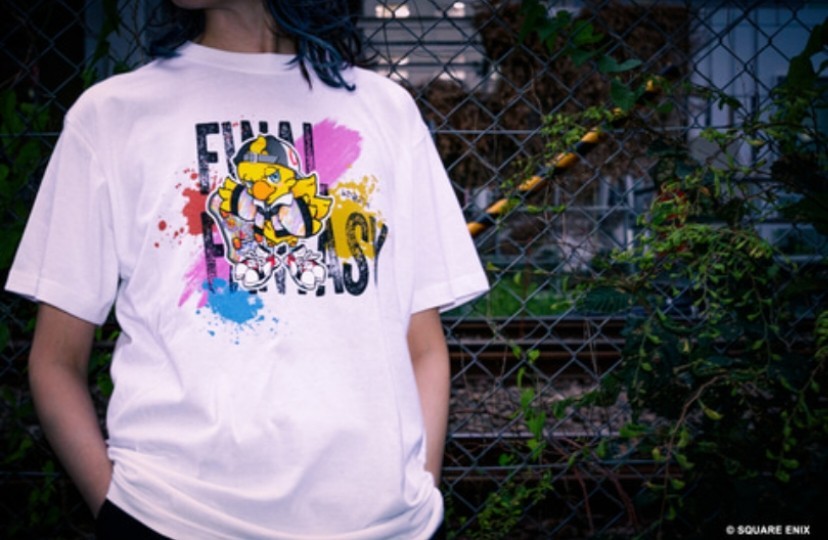 SHIBUYA ART Final Fantasy T-shirt, SQUARE ENIX GARDEN exclusive Square Enix